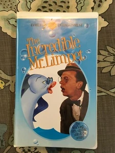 The Incredible Mr. Limpet - VHS tape - Very Good Condition - Foto 1 di 3