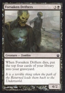 4X FORSAKEN DRIFTERS 72/165 BORN OF THE GODS MTG MAGIC NM X4 - Picture 1 of 1
