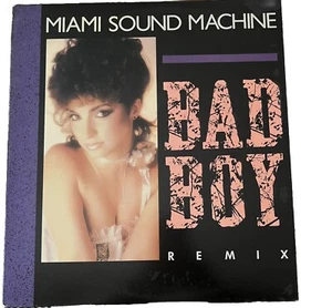 Vintage 1985 Miami Sound Machine - Bad Boy Remix 12” Vinyl Gloria Estefan TESTED - Picture 1 of 8