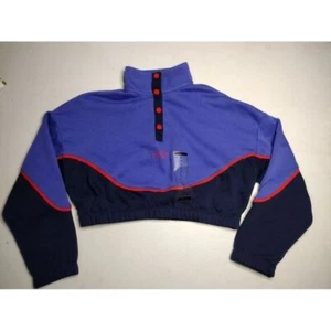 Nike girls blue crop sweatshirt size small - Picture 1 of 4