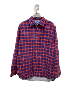 COMME des GARCONS JUNYA WATASolidBE MAN Patchwork Karo Hemd Rot Baumwolle XS - Bild 1 von 7