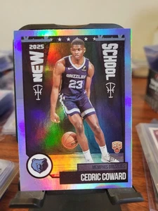 2025 Topps Baloncesto Cedric Coward RC Nueva Escuela Arco Iris Lámina Grizzlies - Imagen 1 de 2