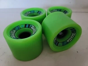 NEW Stella Longboard Wheels 69mm 78a Neon Green Brand-New - Picture 1 of 10
