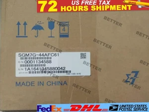 New In Box YASKAWA SGM7G-44AFC61 AC Servo Motor - Picture 1 of 10