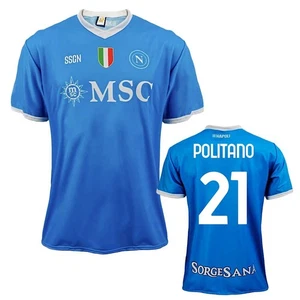 Maglia Politano Napoli ufficiale adulto ragazzo bambino azzuri 2025 2026 - Imagen 1 de 2