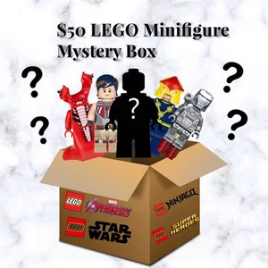 LEGO Minifigure Mystery Box $50: Ninjago, Star Wars, Super Heroes, NO CITY; READ - Picture 1 of 1