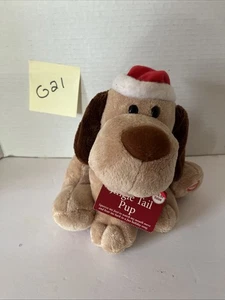 Hallmark Jingle Bell Pup Barks Jingle Bells & Tail Wags Animatronic  - Imagen 1 de 3