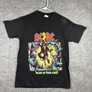 Vintage AC/DC Shirt 1988 Blow Up Your Video World Tour Tee Single Stitch Gr. M - Bild 1 von 13