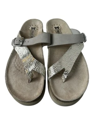 MEPHISTO Helen смесь кожи комфорта стринги шлепанцы сандалии туман новый ЕС 40 США 10 - Изображение 1 из 4