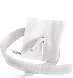 I.V. Drain Split Dressing Sponges Poly/Rayon Blend 4x4 Square Sterile 300ct - Picture 1 of 5