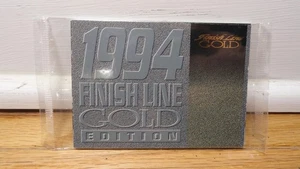 1994 FINISH LINE GOLD PROMO CARDS SET of 3 JEFF GORDON,  TERRY  LaBONTE SEALED - Picture 1 of 2