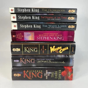 Stephen King The Dark Tower Complete Series Set Books 1-7 Hardcover Paperback - Imagen 1 de 20