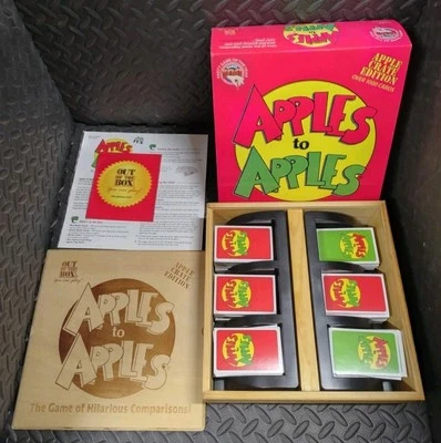 Apples To Apples Wood Box - Image 1 of 4