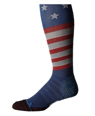 Stance Fusion Run - Slanty 美国 OTC 红色白色蓝色 L 码 9-12 $36 — 第 1/4 张图片