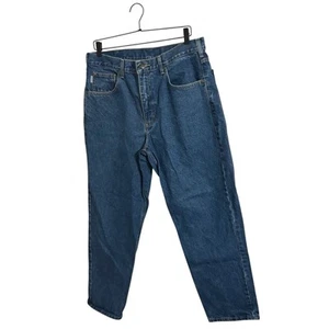 Carhartt Blue Straight Leg Jeans Size 35x30 - Picture 1 of 8