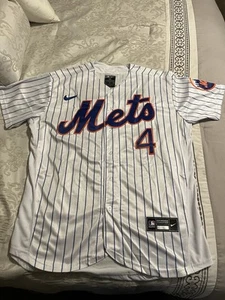 Nike Authentic Francisco Alvarez New York Mets MLB Baseball Jersey White Home 40 - Picture 1 of 2