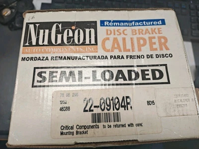Pinzas de freno delanteras Reman NuGeon OE Saab 900 9000 L+R 22-09104 1986-1993 Foto 1 de 4