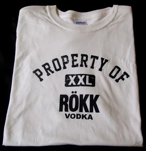 PROPERTY OF ROKK Vodka T-SHIRT von Gildan - Sammlerstück - Bild 1 von 4