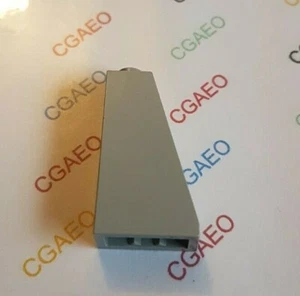 1x Lego 4460a Slope 75 2 x 1 x 3 - Open Stud - LIGHT BLUISH GRAY - Imagen 1 de 1