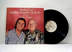 STEPHANE GRAPPELLI and YO-YO MA LP Anything goes 1989 Cbs vinyl - Foto 1 di 1