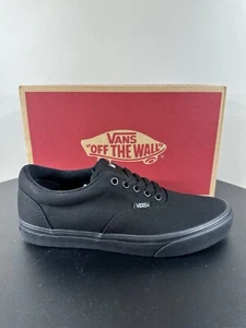 Vans Doheny Trainers Black Canvas Mens Sneakers Size 8 Skater Skateboarding - Picture 1 of 9