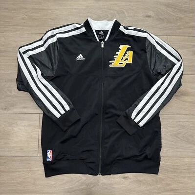 Lakers Kobe Bryant size large adult black windbreaker jacket warm up Practice - Image 1 of 4