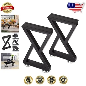 Elegant 22-Inch Double Triangle Metal Legs for DIY Coffee Tables & More - Picture 1 of 9