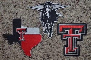 AUSWAHL aus: Texas Tech Red Raiders Hockey Trikot Jacke Patch NCAA College  - Bild 1 von 4
