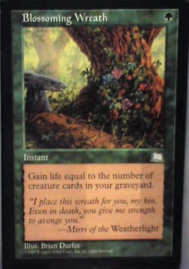 Blossoming Wreath - Weatherlight: #120, Magic: The Gathering Lp R45 - Image 1 of 1
