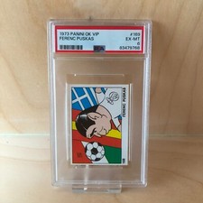 1973 Panini OK VIP Ferenc Puskas #169 PSA 6 EX-MT Pop 2 Soccer Pop 2