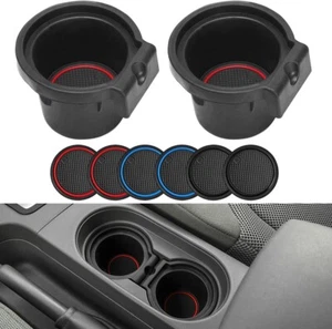2 Pcs Cup Holder Inserts Replace for Nissan Frontier Crew Cab 05-20 Xterra 05-15 - Picture 1 of 7