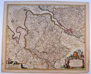 Visscher 1690 Ducatus Bremae et Ferdae Origina Kupferkarte Bremen Hamburg Verden - Bild 1 von 8