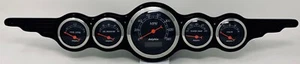 5 Gauge Hot Rod Street Rod Universal Dash Panel Insert Wing Style - Picture 1 of 5