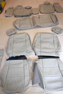 2012 13 14 TOYOTA CAMRY LE XLE R VIN QUALTIY INTERIOR LEATHER SEAT COVERS I-243 - Picture 1 of 15