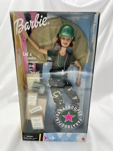 FALLSCHIRMJÄGER BARBIE PUPPE, AAFES ED. 29474, ORIGINAL 2000, NEUZUSTAND IM KARTON! - Bild 1 von 7