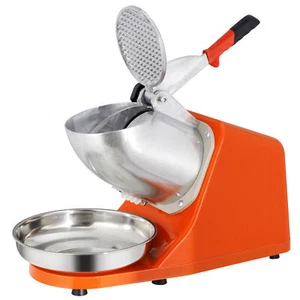 300W Electric Ice Crusher Shaver Machine Ice Snow Cone Maker Stainless Steel Bla - Picture 1 of 11