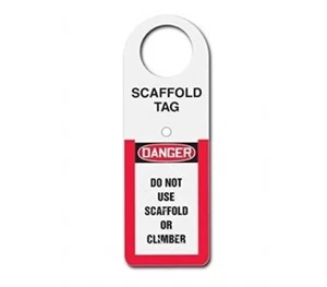 Scaffold Status Holder (DO NOT USE),12 x 4-1/2 in. ACCUFORM TSS801 - Picture 1 of 3