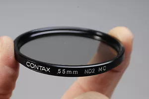 CONTAX 55MM ND2 MC NEUTRAL DENSITY FILTER IN A CONTAX CASE CLEAN GLASS & RING - Picture 1 of 2
