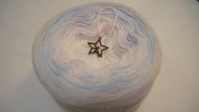 Bobbel 4-fädig + Glitzerfaden - lieblich & zart 270 Gramm - 1000m - Bild 1 von 2