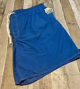 Destination XL DXL Men Swim Trunks Blue 3XL Drawstring Mesh Lining - Picture 1 of 10