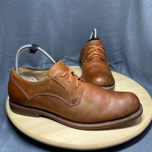 Scarpe Oxford UGG Hixson pelle marrone marrone chiaro uomo 8 EU40 5 punta liscia eleganti 1016475