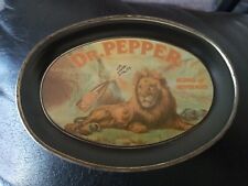 Dr. Pepper King of Beverages Tray Reproduced 1979 6" × 4.5" Fabcraft