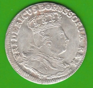 Coin Brandenburg-Prussia 6 Groschen 1757 C Almost Uncirculated nswleipzig - Picture 1 of 3