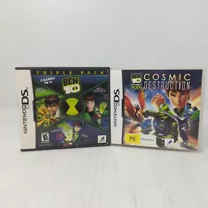 Nintendo DS Ben 10 Ultimate Alien Triple Pack Cosmic Destruction *Case Only - Picture 1 of 14
