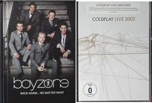 Dvd + CD Boyzone Back Again.. No Matter What /Greatest Hits + Coldplay Live 2003 - Foto 1 di 5