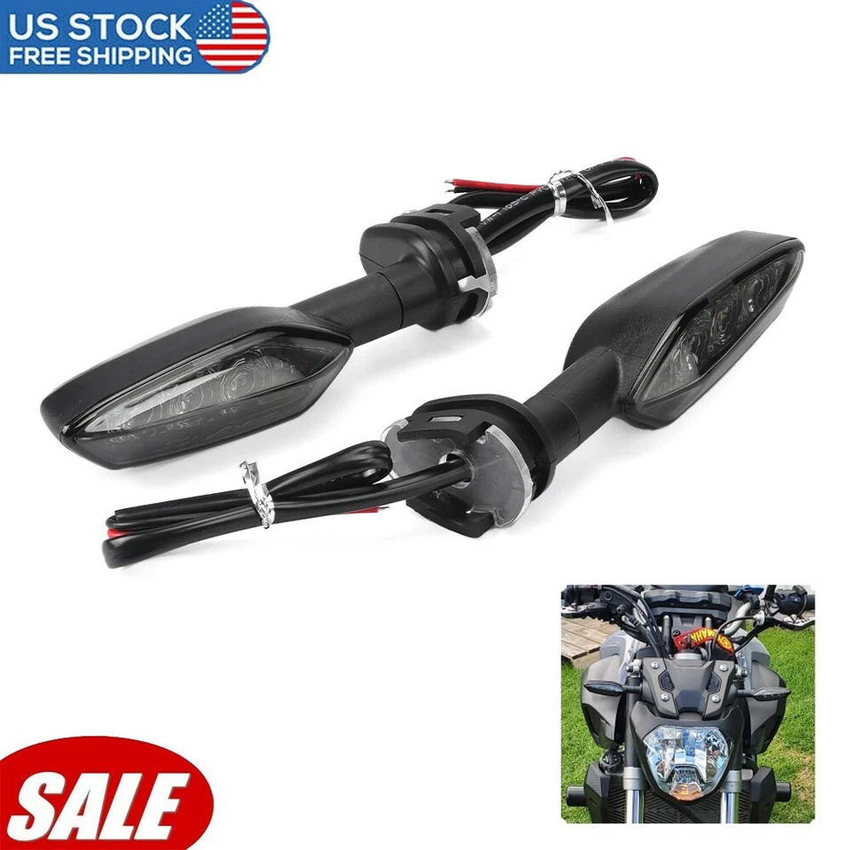 Para YAMAHA FZ1/8 N/S Fazer FZ-25 FZ-07 LED Señal de giro Luces Indicadoras Intermitente Foto 1 de 4