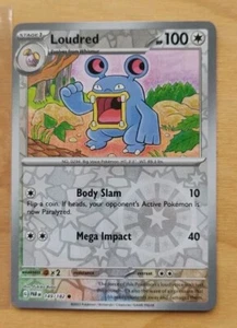 Loudred Reverse Holo 149/182 Paradox Rift - NM Pokémon Card W/ Sleeve - Bild 1 von 8
