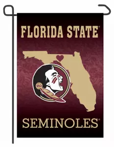 Florida State Seminoles 12" x 18" Premium Home State Garden Flag - Picture 1 of 1