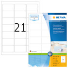 HERMA Adressetiketten Premium A4 63.5x38.1 mm wei&#223; Papier matt 2100 St. - Wei&#223; -