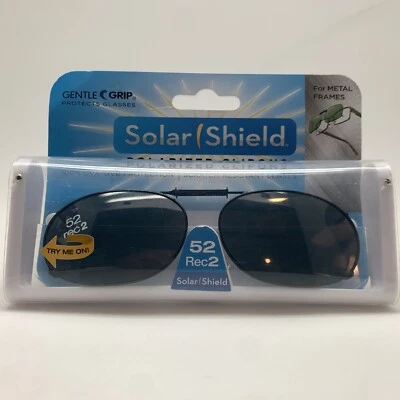 Gafas de sol polarizadas con clip T114.2 Solar Shield 52 Rec 2 PARA MARCOS DE METAL REC2 Foto 1 de 2